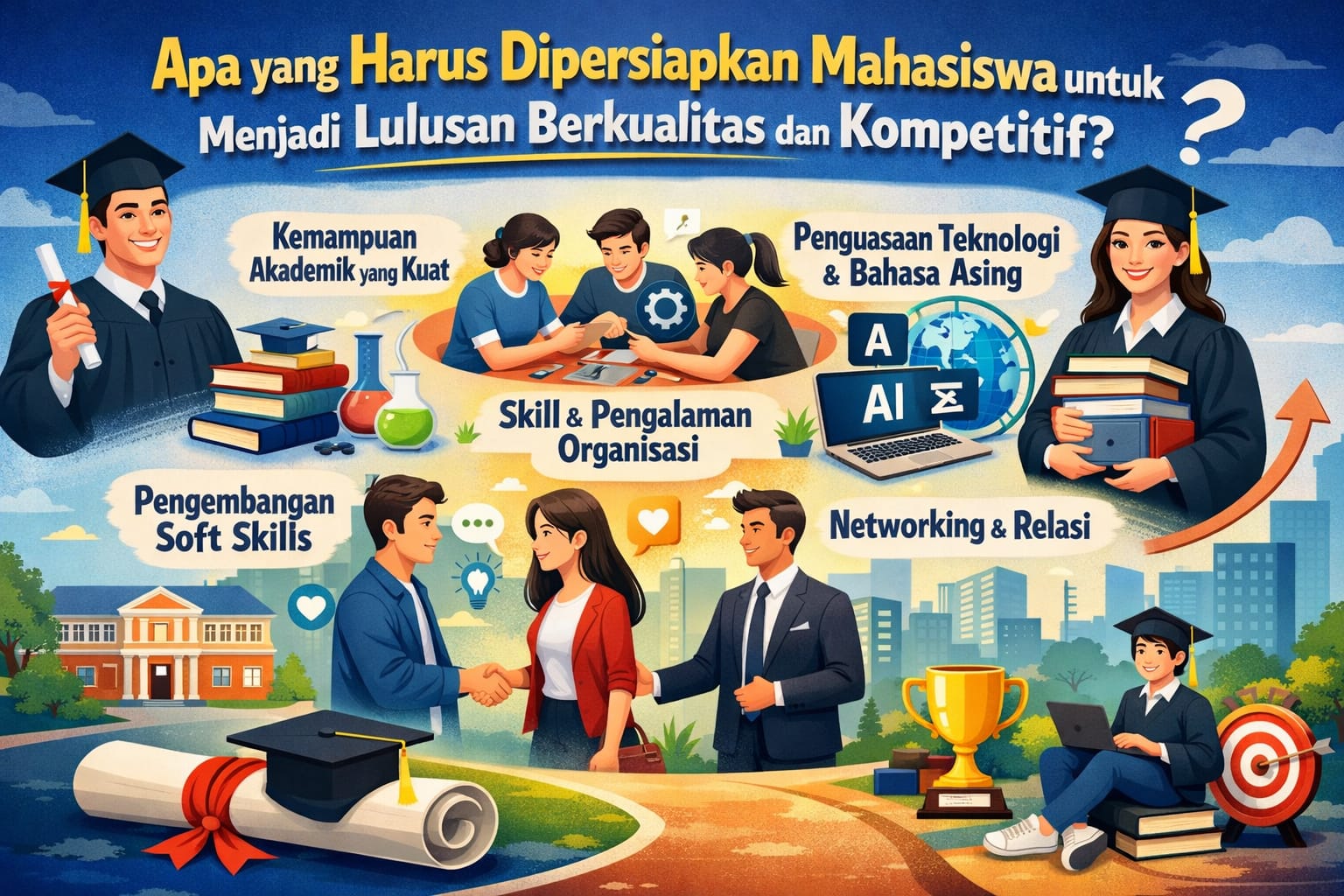 Apa yang Harus Dipersiapkan Mahasiswa untuk Menjadi Lulusan Berkualitas dan Kompetitif?