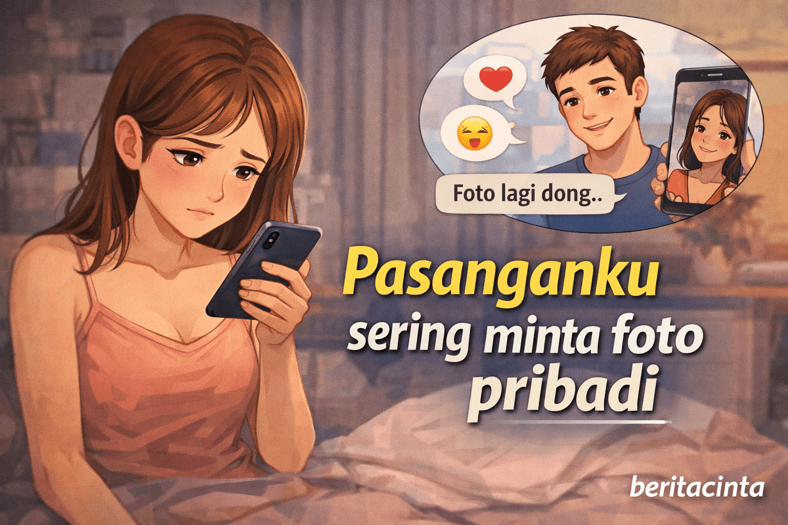 Pasanganku sering minta foto seksi
