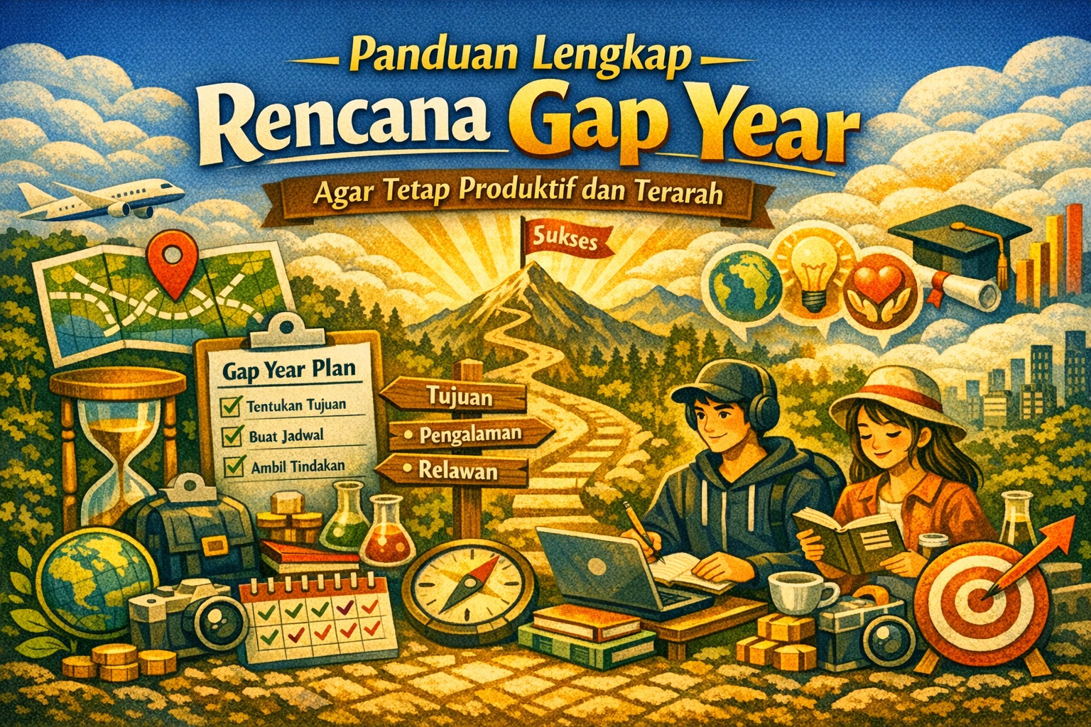 Panduan Lengkap Rencana Gap Year agar Tetap Produktif dan Terarah