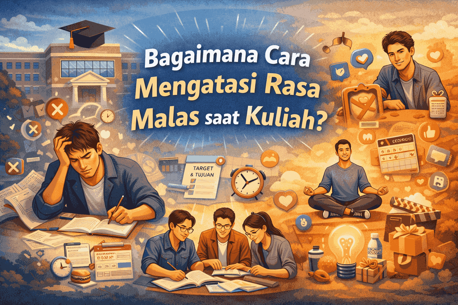 Bagaimana Cara Mengatasi Rasa Malas saat Kuliah?