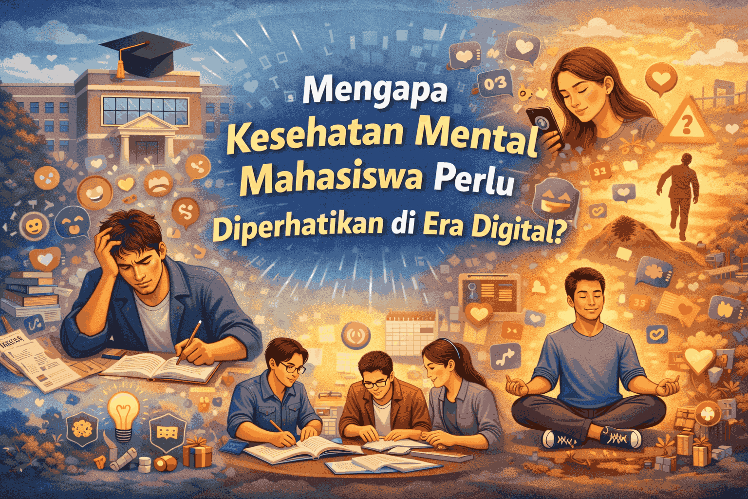 Mengapa Kesehatan Mental Mahasiswa Perlu Diperhatikan di Era Digital?