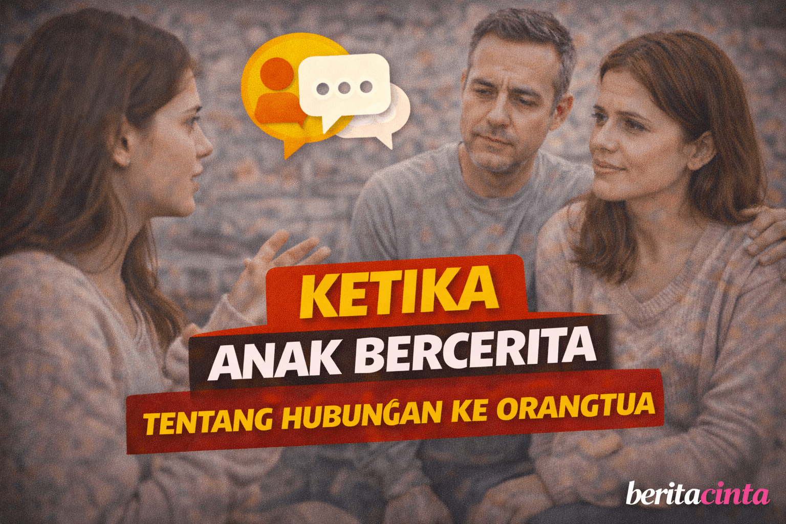 Ketika Anak Bercerita Tentang Hubungan ke Orang Tua
