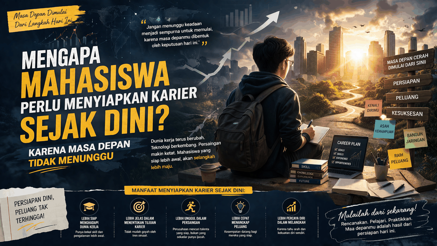 Mengapa Mahasiswa Perlu Menyiapkan Karier Sejak Dini?