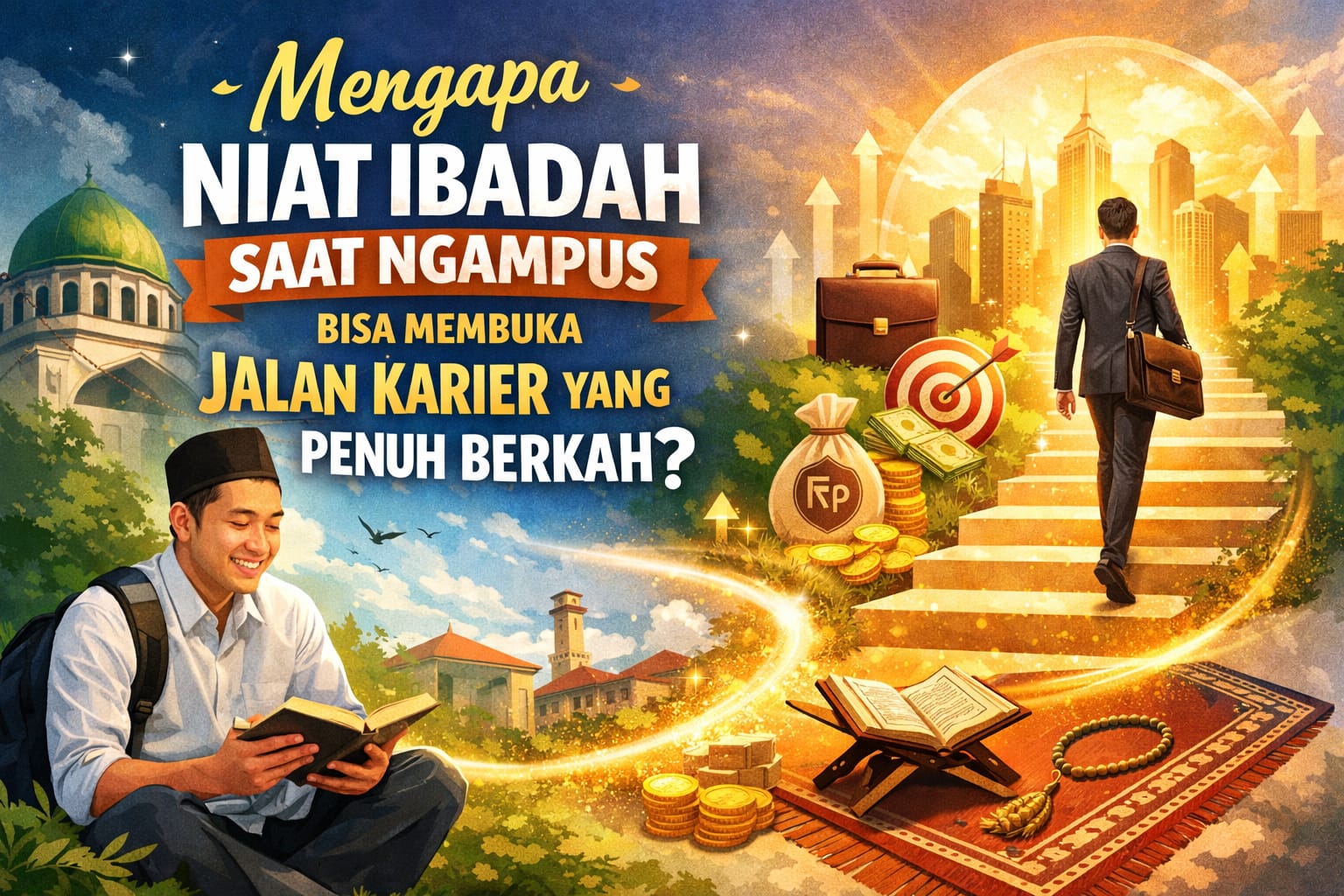 Mengapa Niat Ibadah Saat Ngampus Bisa Membuka Jalan Karier yang Penuh Berkah?
