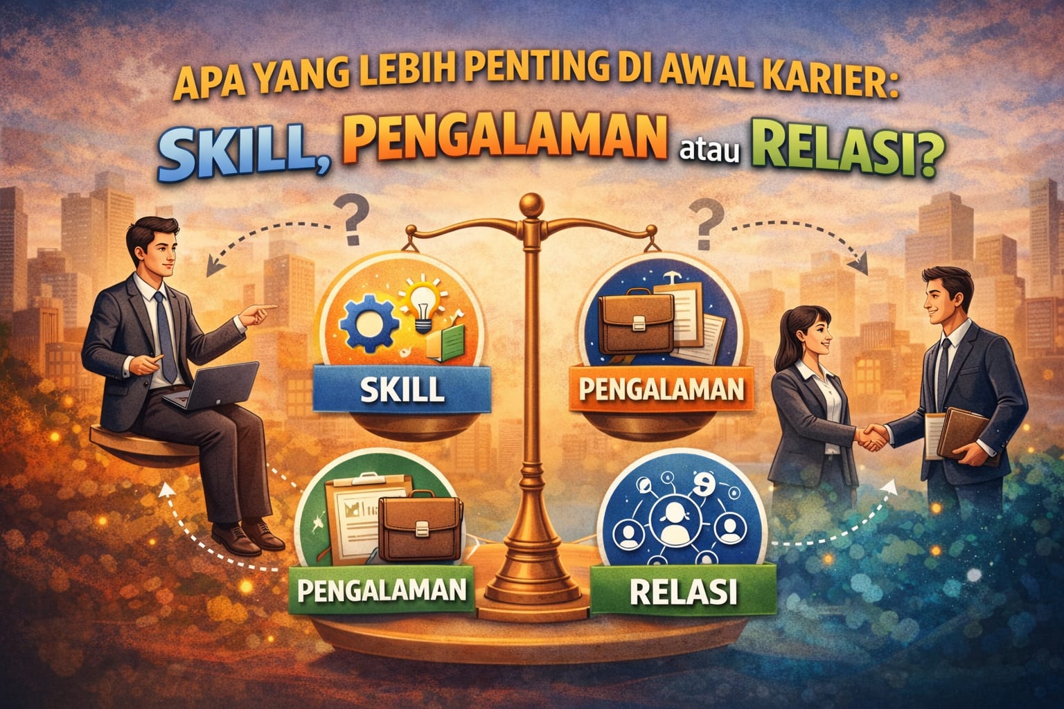 Apa yang Lebih Penting di Awal Karier Skill, Pengalaman, atau Relasi