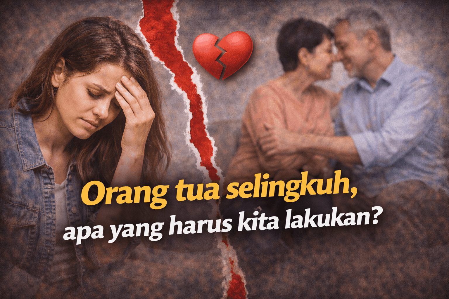Orang Tua Selingkuh, Apa yang Harus Kita Lakukan?