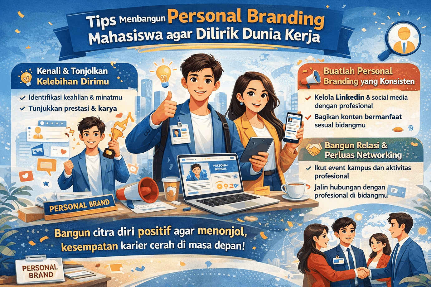 Bagaimana Tips Membangun Personal Branding Mahasiswa Agar Lebih Dilirik Dunia Kerja?
