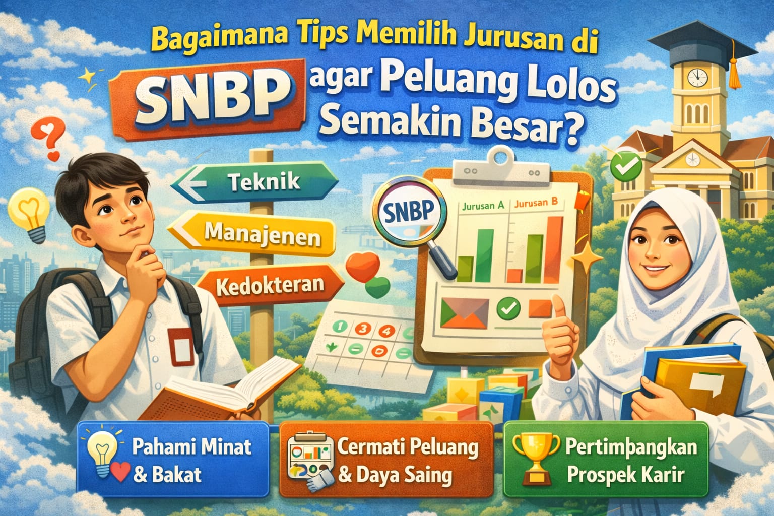 Bagaimana Tips Memilih Jurusan Di Snbp Agar Peluang Lolos Semakin Besar?