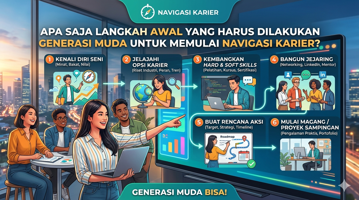 Apa Saja Langkah Awal yang Harus Dilakukan Generasi Muda untuk Memulai Navigasi Karier?
