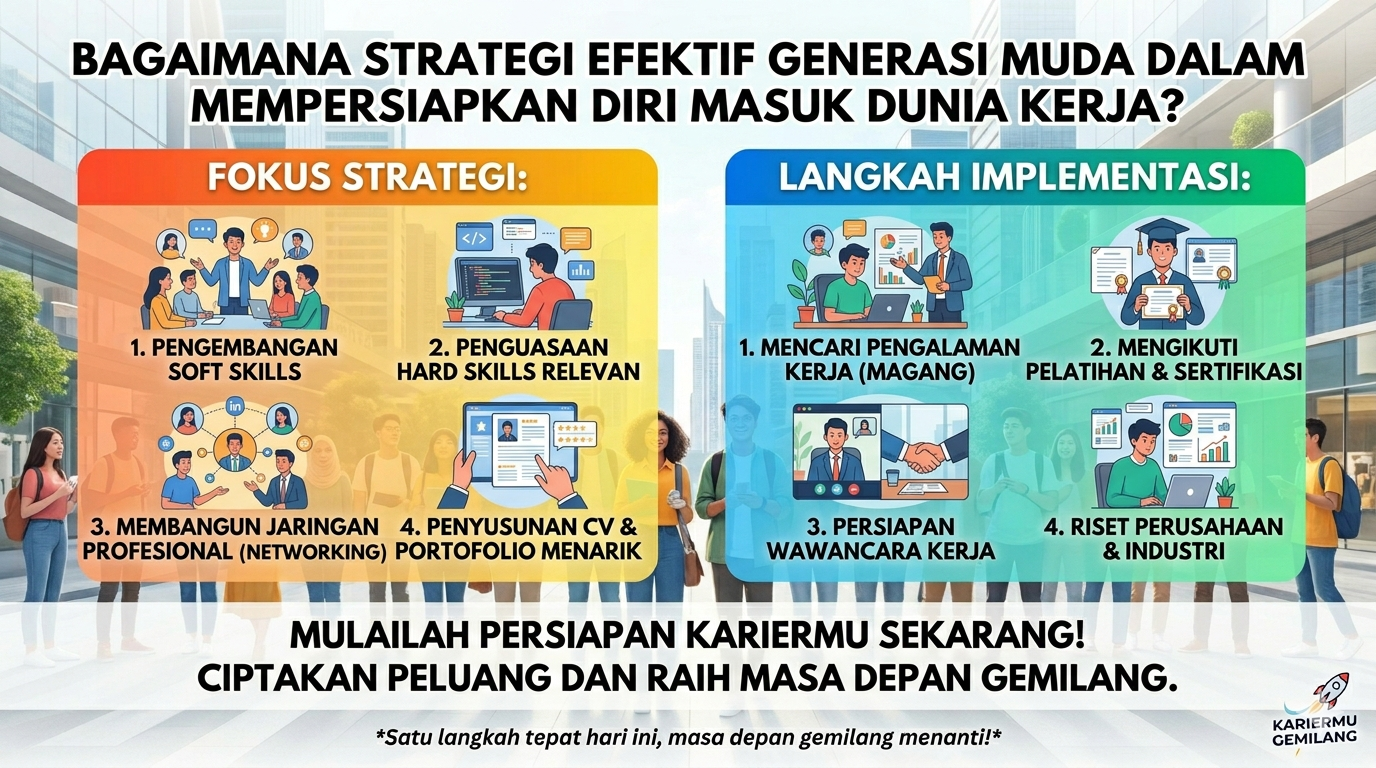 Bagaimana Strategi Efektif Generasi Muda dalam Mempersiapkan Diri Masuk Dunia Kerja?