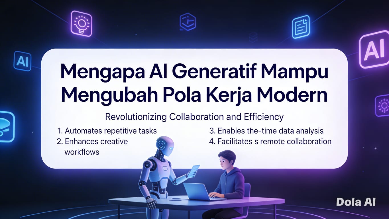 Mengapa AI Generatif Mampu Mengubah Pola Kerja Modern?
