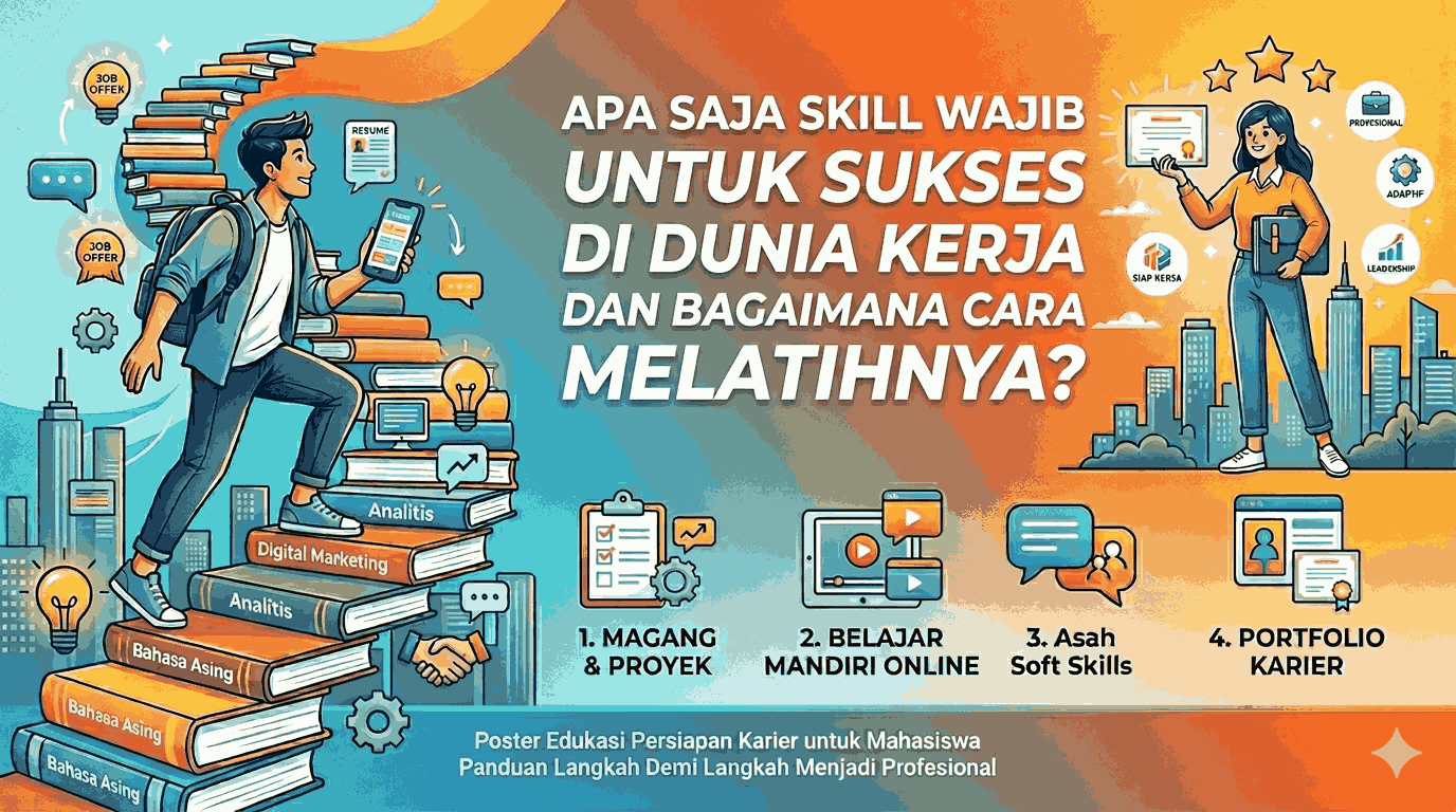 Apa Saja Skill Wajib untuk Sukses di Dunia Kerja dan Bagaimana Cara Melatihnya?