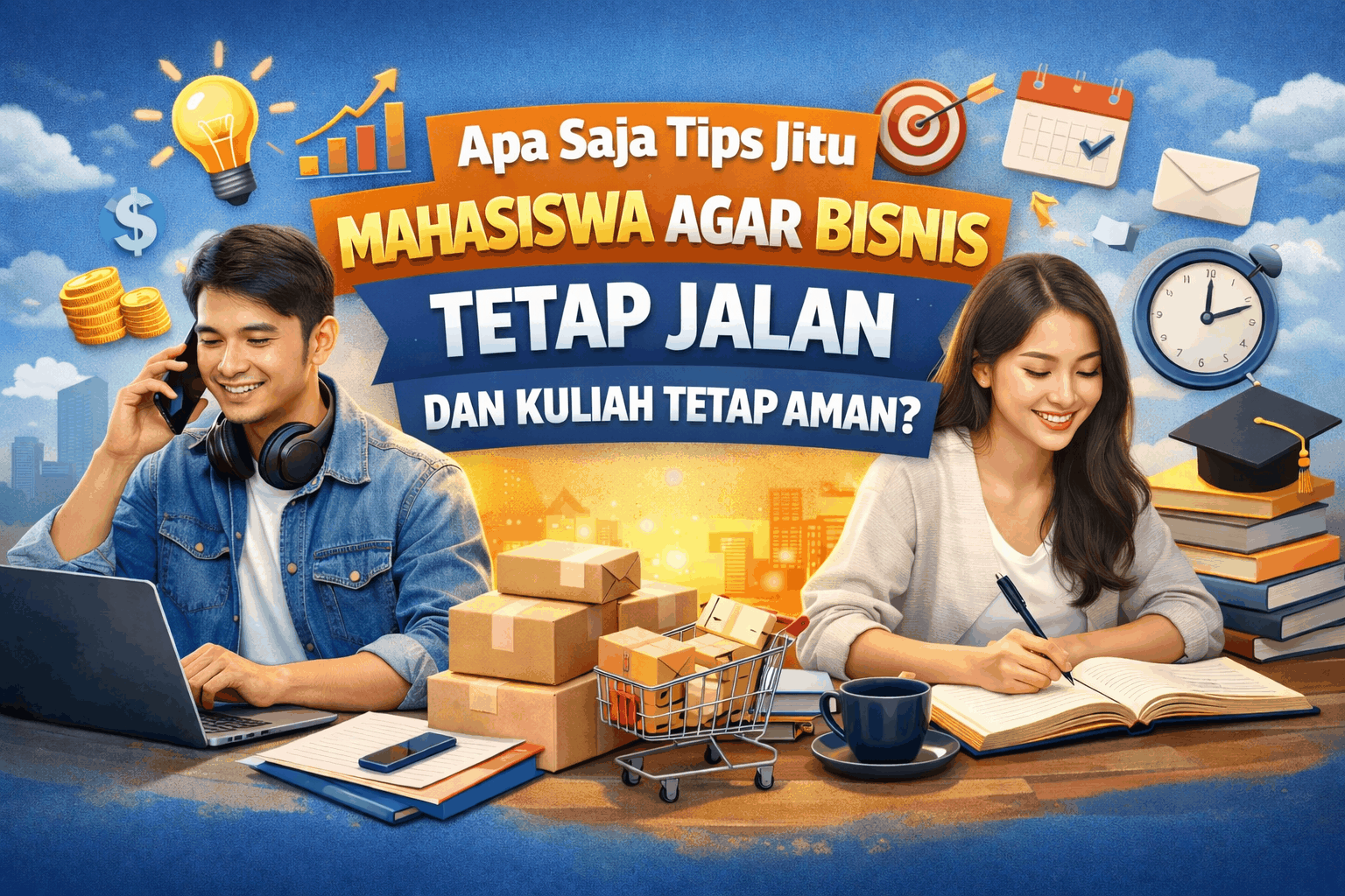 Apa Saja Tips Jitu Mahasiswa Agar Bisnis Tetap Jalan Dan Kuliah Tetap Aman?