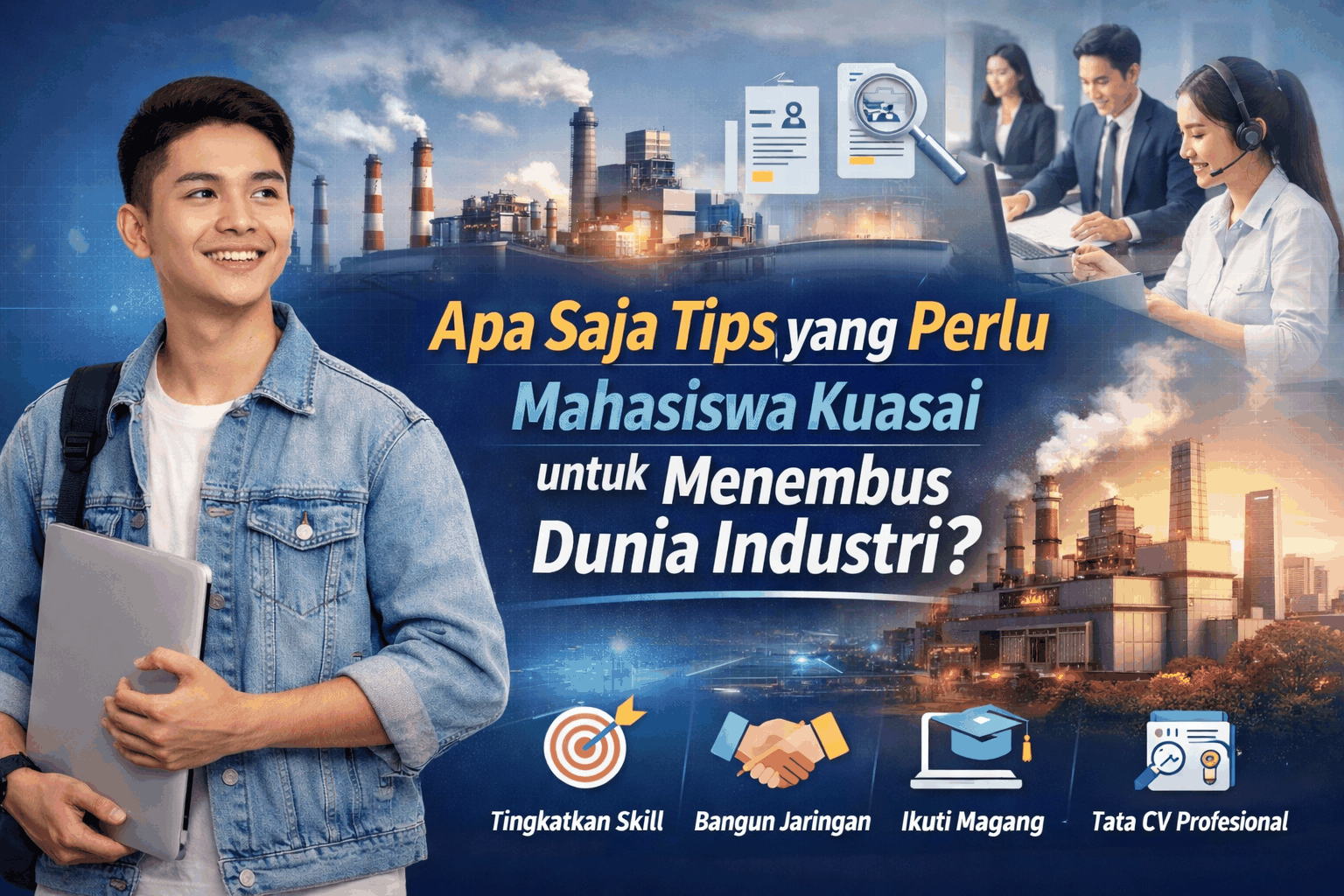 Apa Saja Tips Yang Perlu Mahasiswa Kuasai Untuk Menembus Dunia Industri?