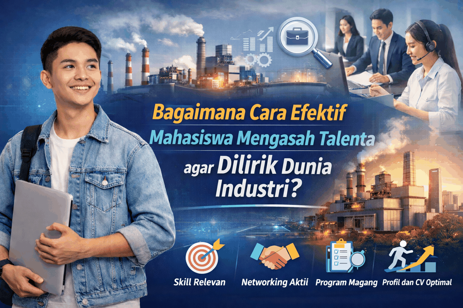 Bagaimana Cara Efektif Mahasiswa Mengasah Talenta Agar Dilirik Dunia Industri?