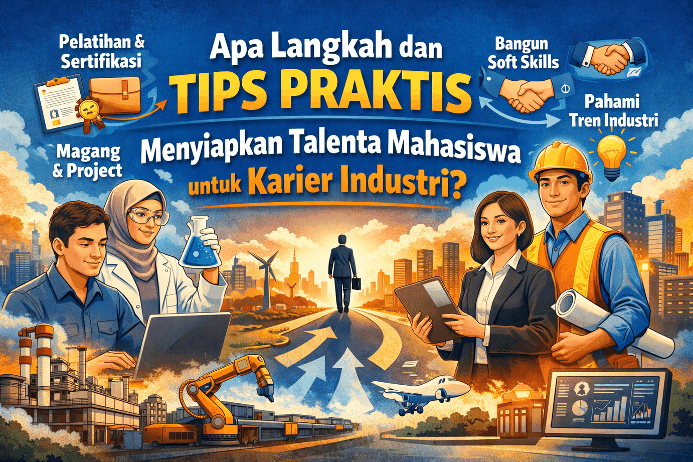 Apa Langkah Dan Tips Praktis Menyiapkan Talenta Mahasiswa Untuk Karier Industri?