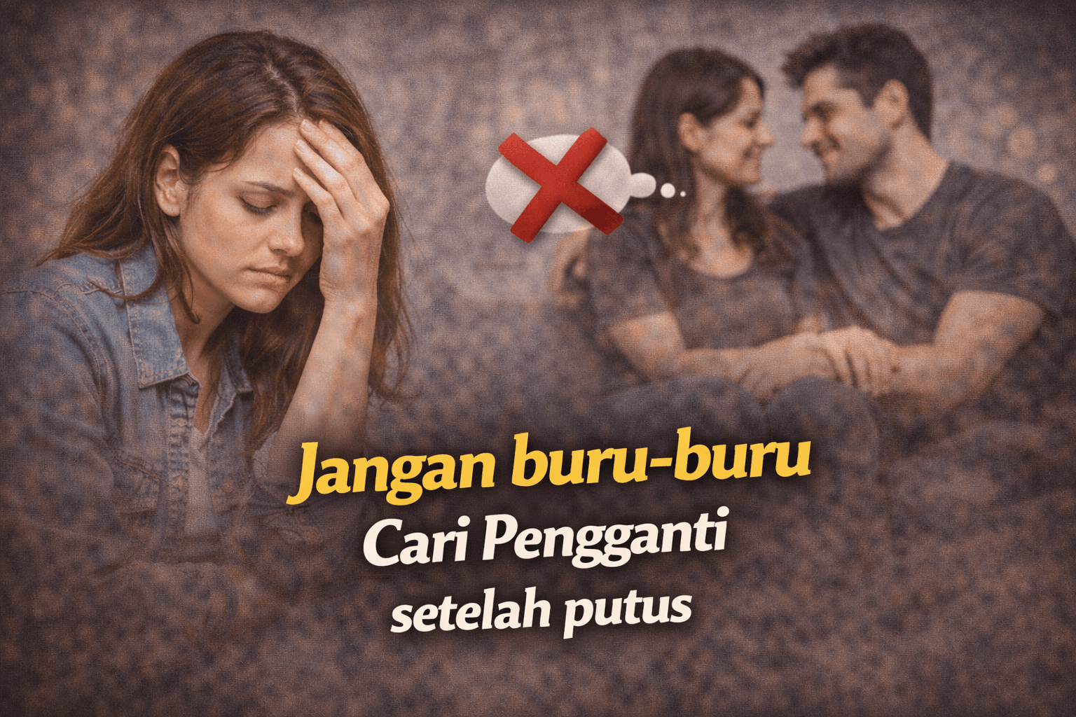 Jangan Buru-Buru Cari Pengganti Setelah Putus