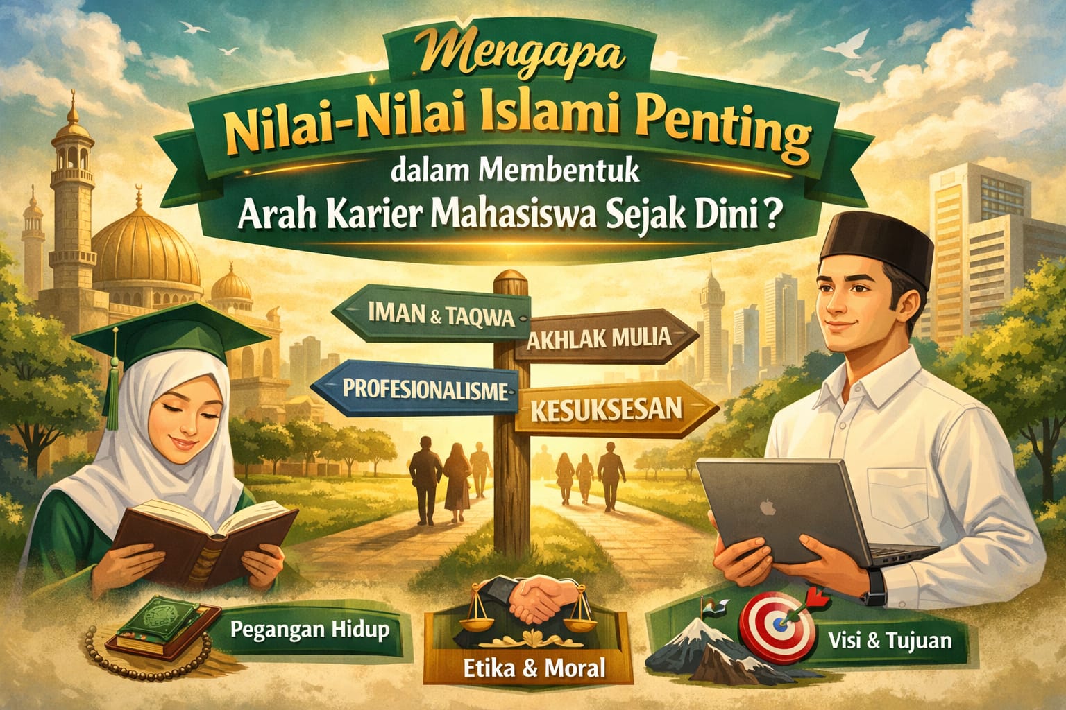 Mengapa Nilai-Nilai Islami Penting dalam Membentuk Arah Karier Mahasiswa Sejak Dini?