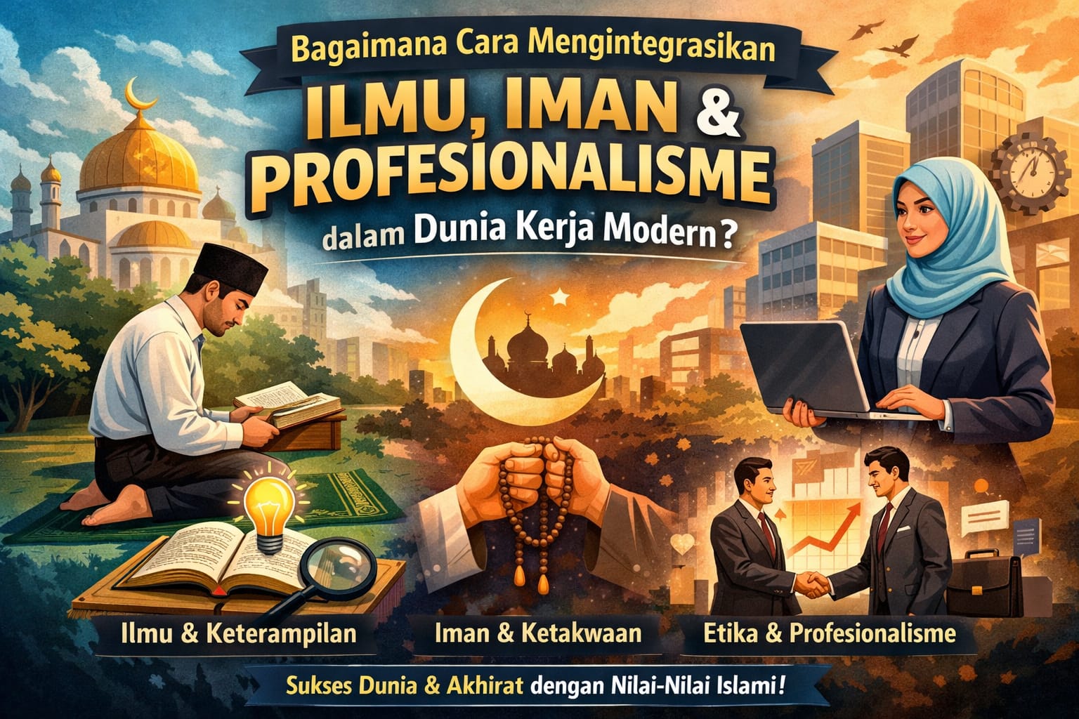 Bagaimana Cara Mengintegrasikan Ilmu Iman dan Profesionalisme dalam Dunia Kerja Modern?
