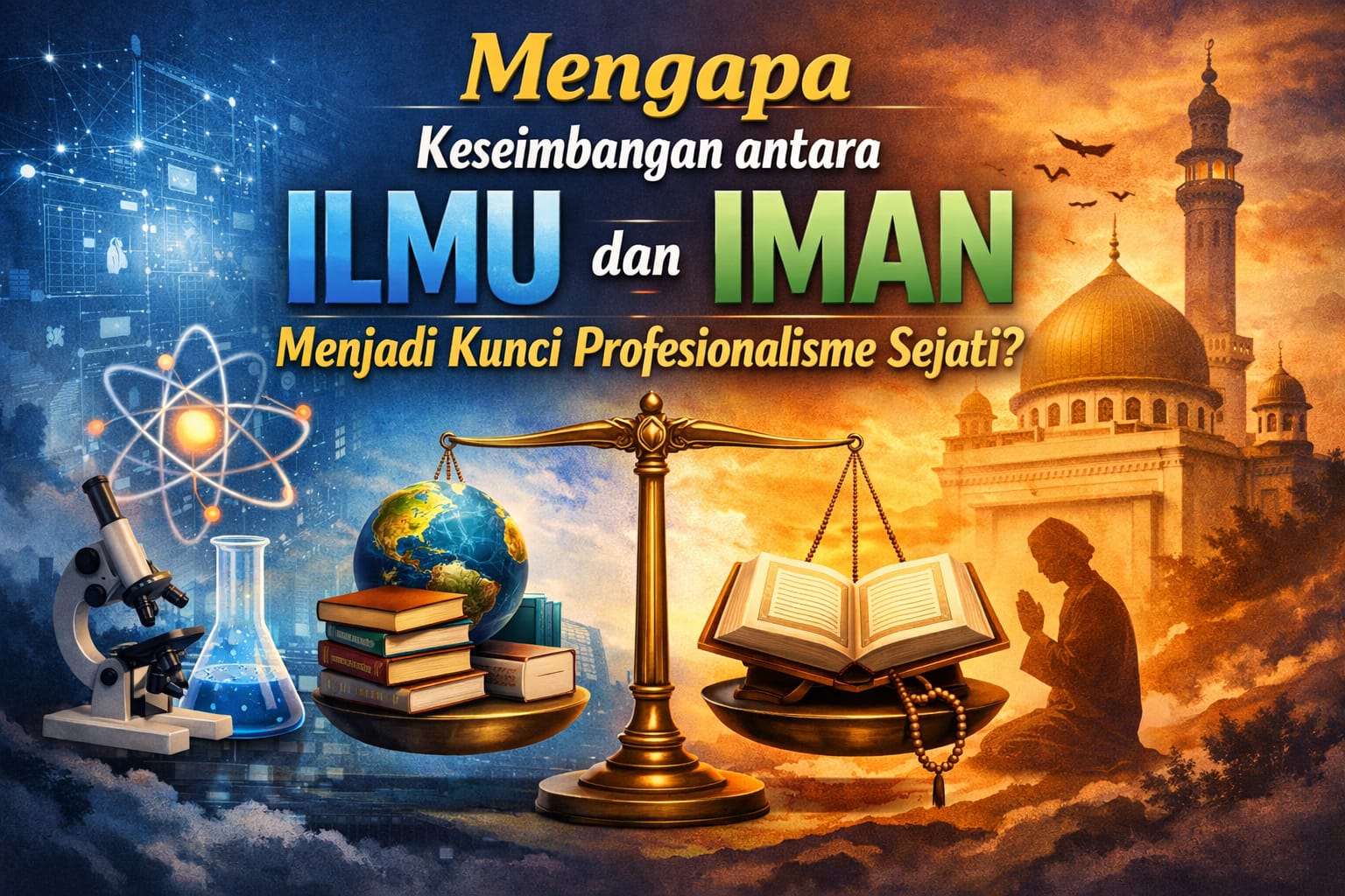 Mengapa Keseimbangan antara Ilmu dan Iman Menjadi Kunci Profesionalisme Sejati?