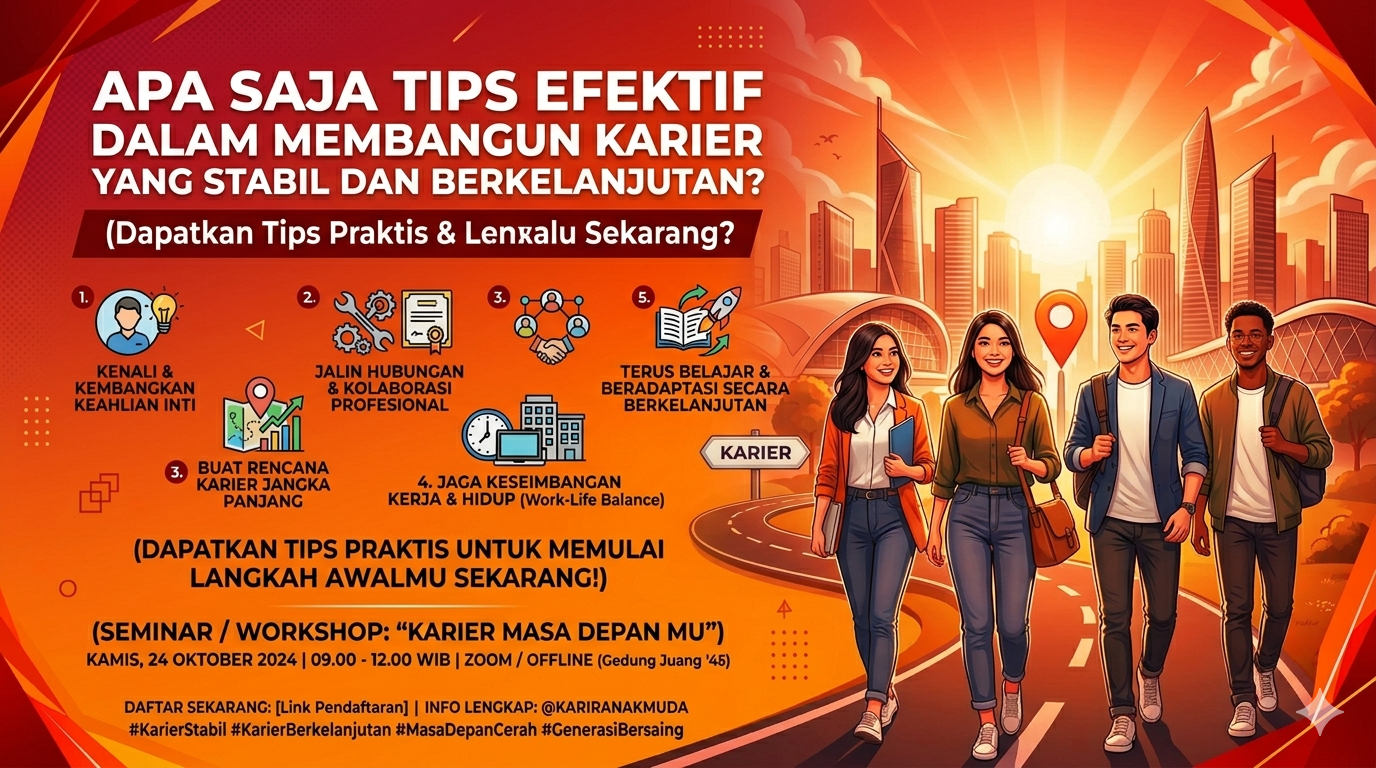 Apa Saja Tips Efektif dalam Membangun Karier yang Stabil dan Berkelanjutan?