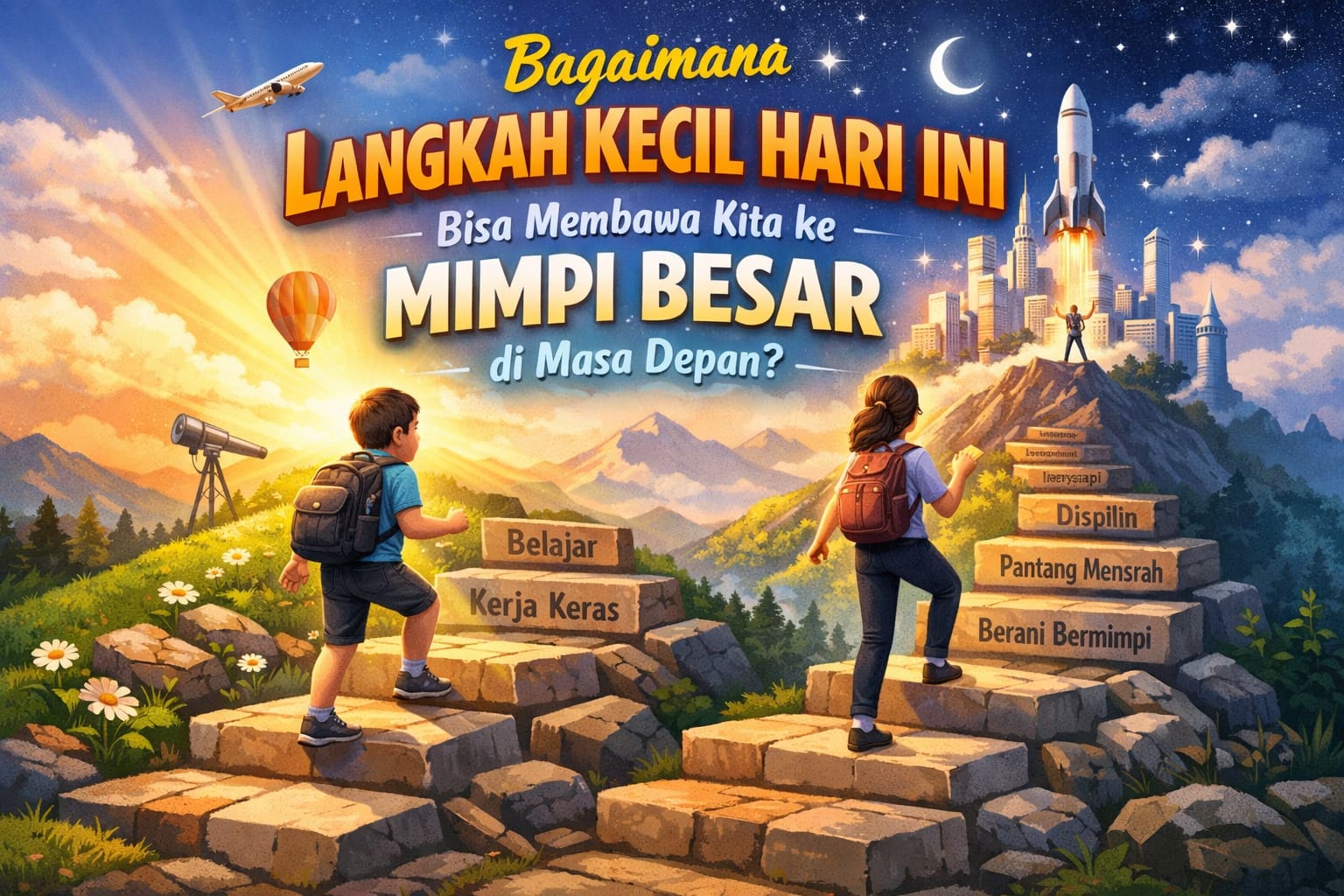Bagaimana Langkah Kecil Hari Ini Bisa Membawa Kita ke Mimpi Besar di Masa Depan?