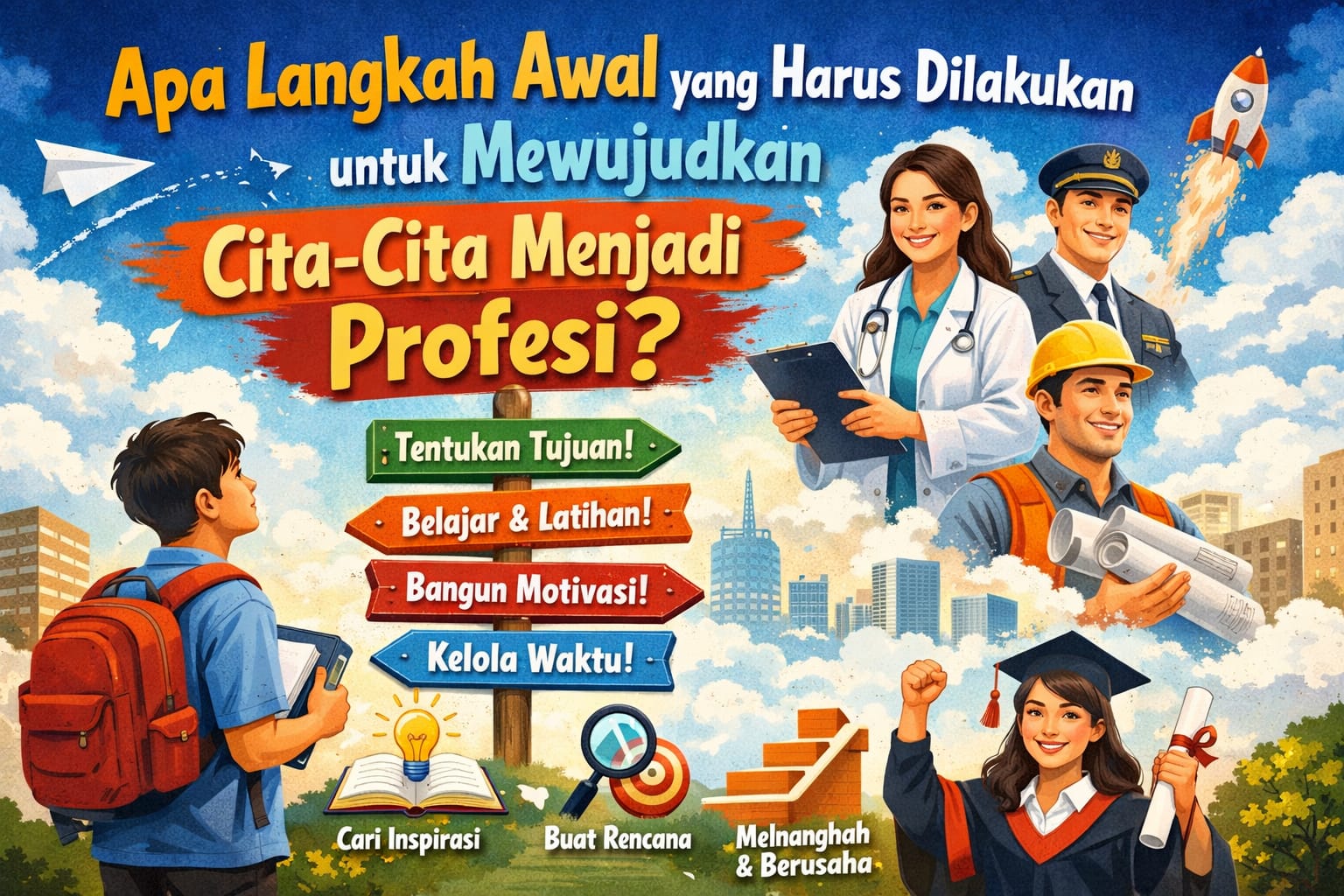Apa Langkah Awal yang Harus Dilakukan untuk Mewujudkan Cita-Cita Menjadi Profesi?