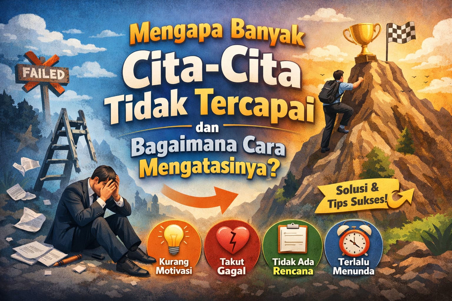 Mengapa Banyak Cita-Cita Tidak Tercapai dan Bagaimana Cara Mengatasinya?