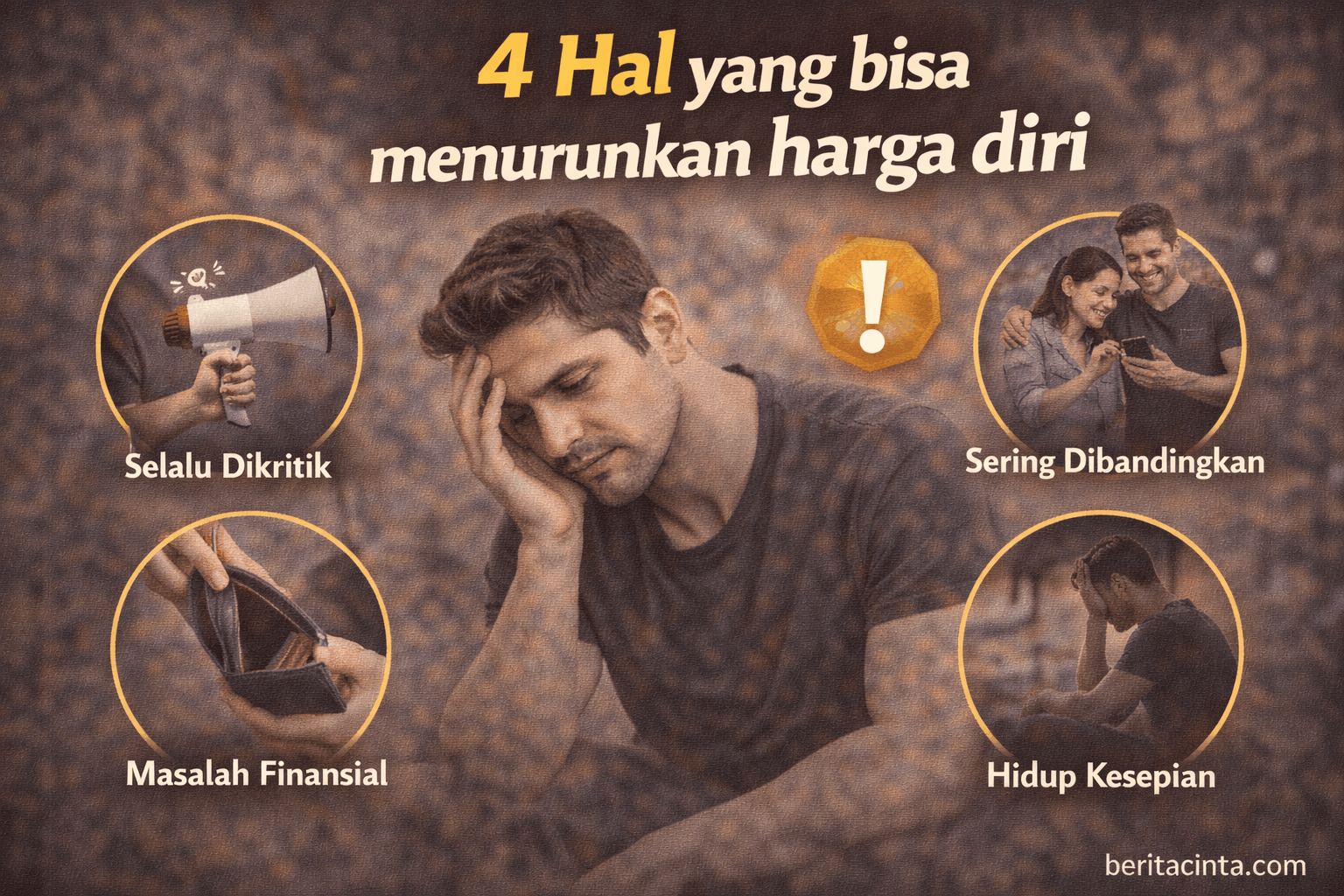 4 Hal yang Bisa Menurunkan Harga Diri