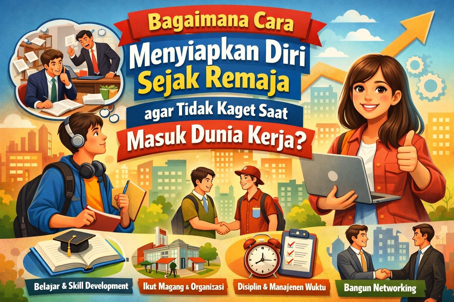 Bagaimana Cara Menyiapkan Diri Sejak Remaja agar Tidak Kaget Saat Masuk Dunia Kerja?