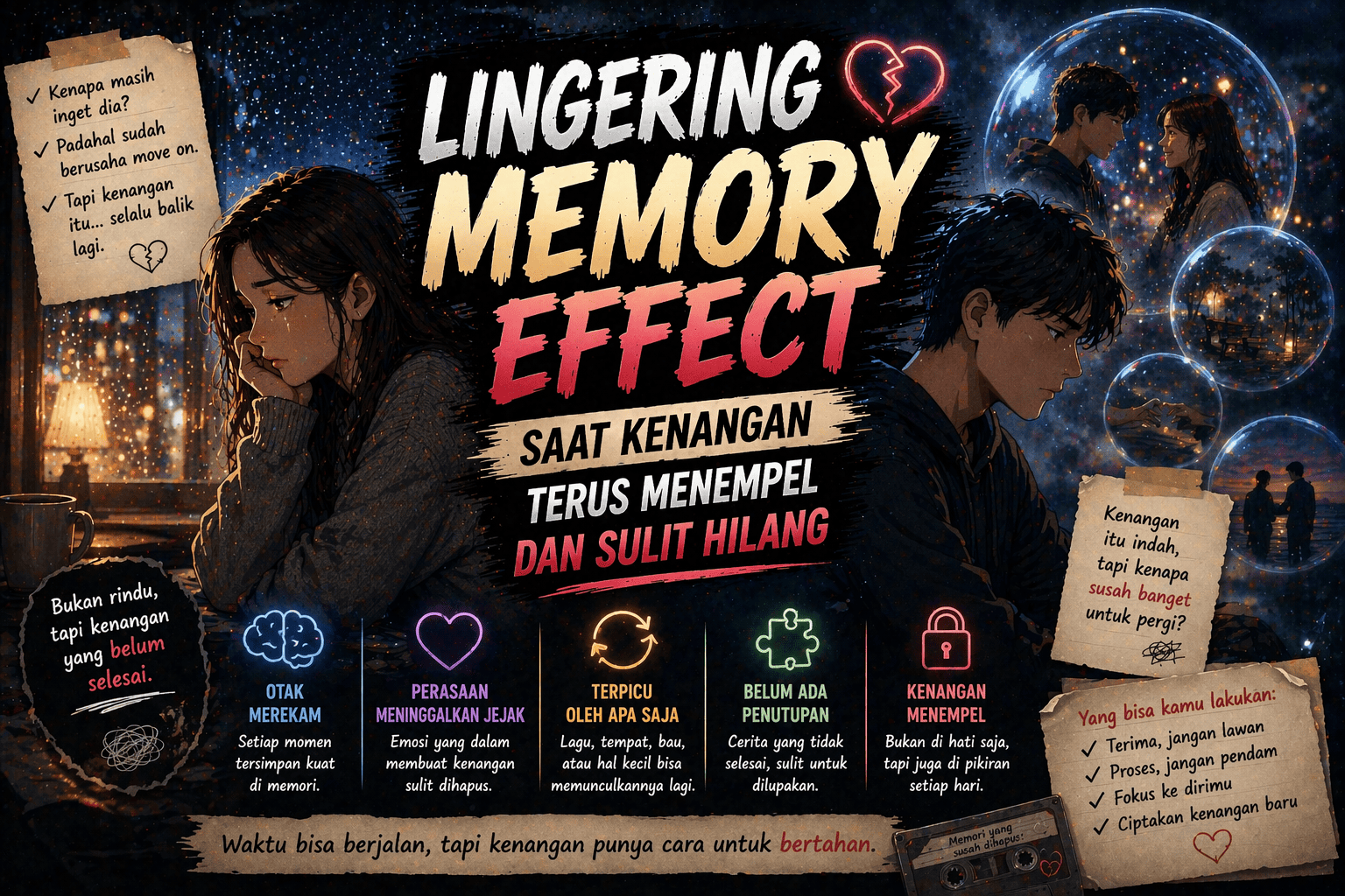 Lingering Memory Effect Saat Kenangan Terus Menempel dan Sulit Hilang