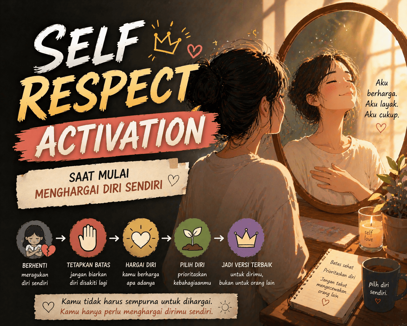 Self Respect Activation Saat Mulai Menghargai Diri Sendiri