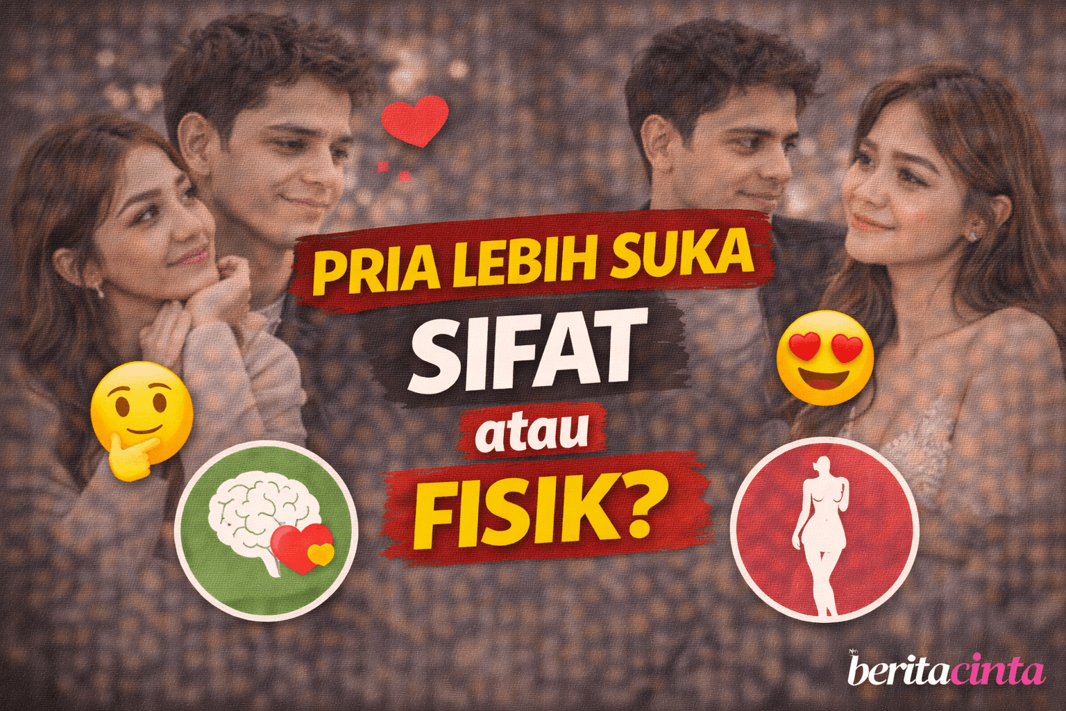 Pria Lebih Suka Sifat atau Fisik?
