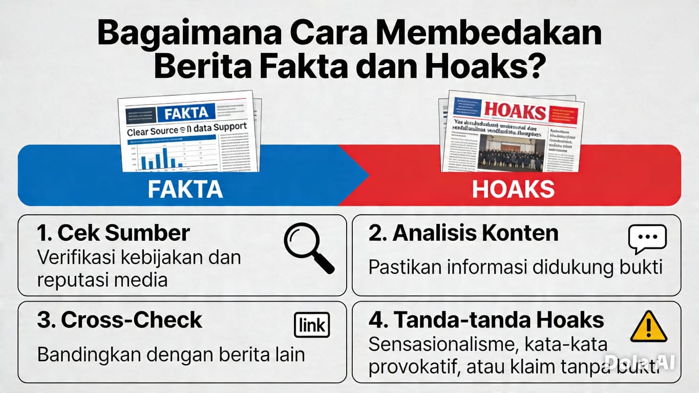 Bagaimana Cara Membedakan Berita Fakta dan Hoaks?