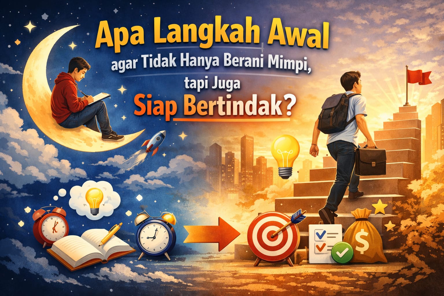 Apa Langkah Awal agar Tidak Hanya Berani Mimpi, tapi Juga Siap Bertindak?