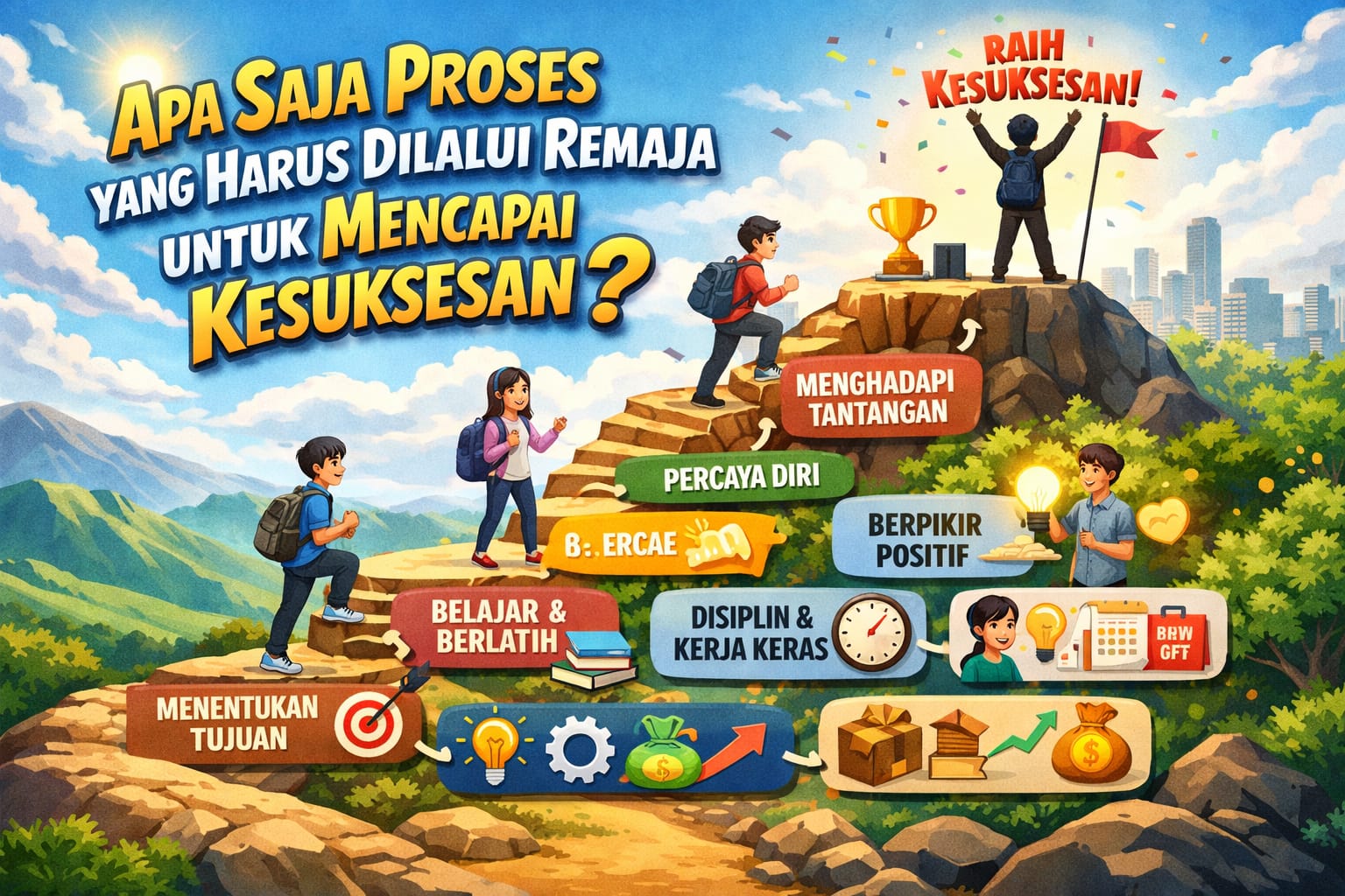 Apa Saja Proses yang Harus Dilalui Remaja untuk Mencapai Kesuksesan?