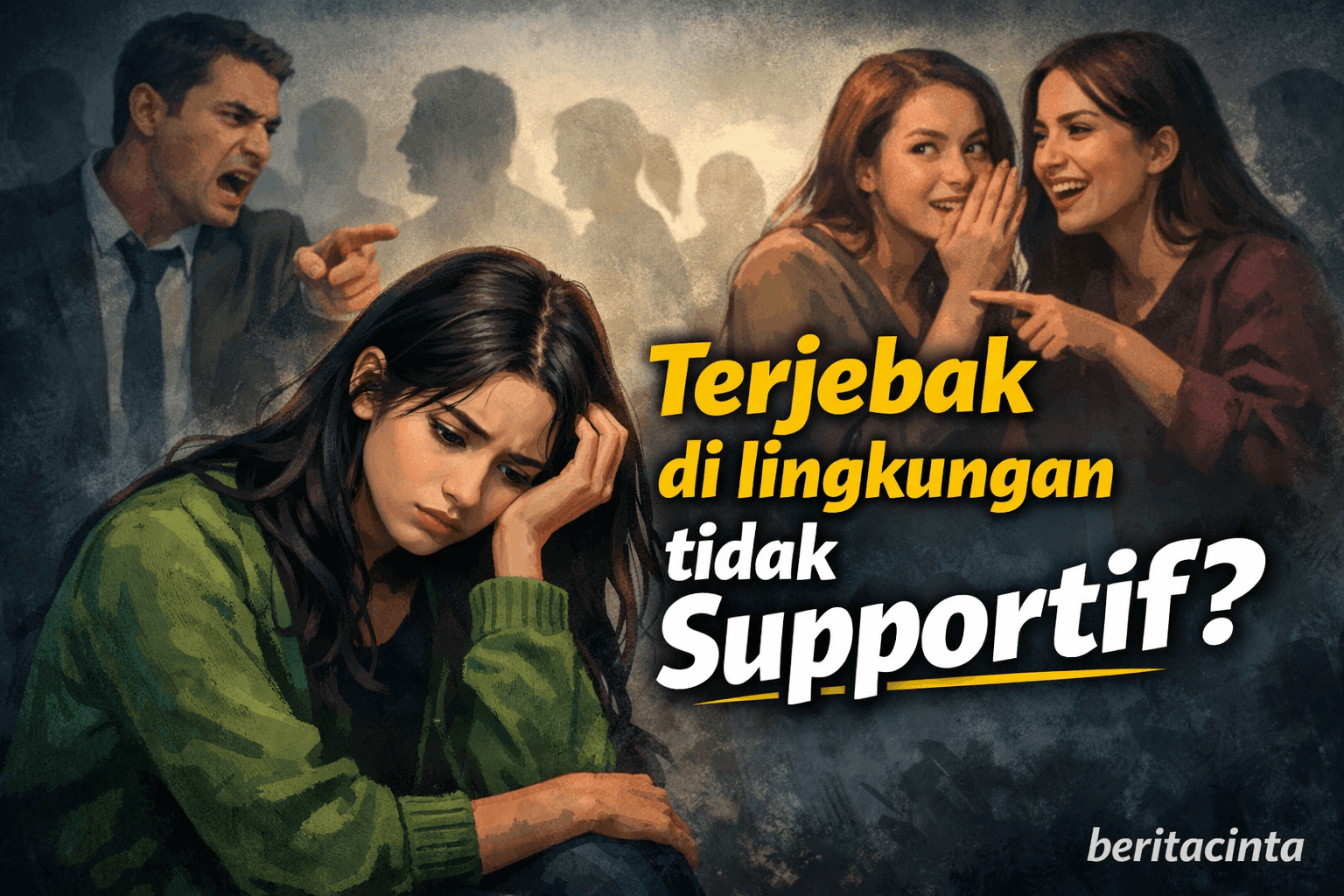 Terjebak dilingkungan tidak Supportif?