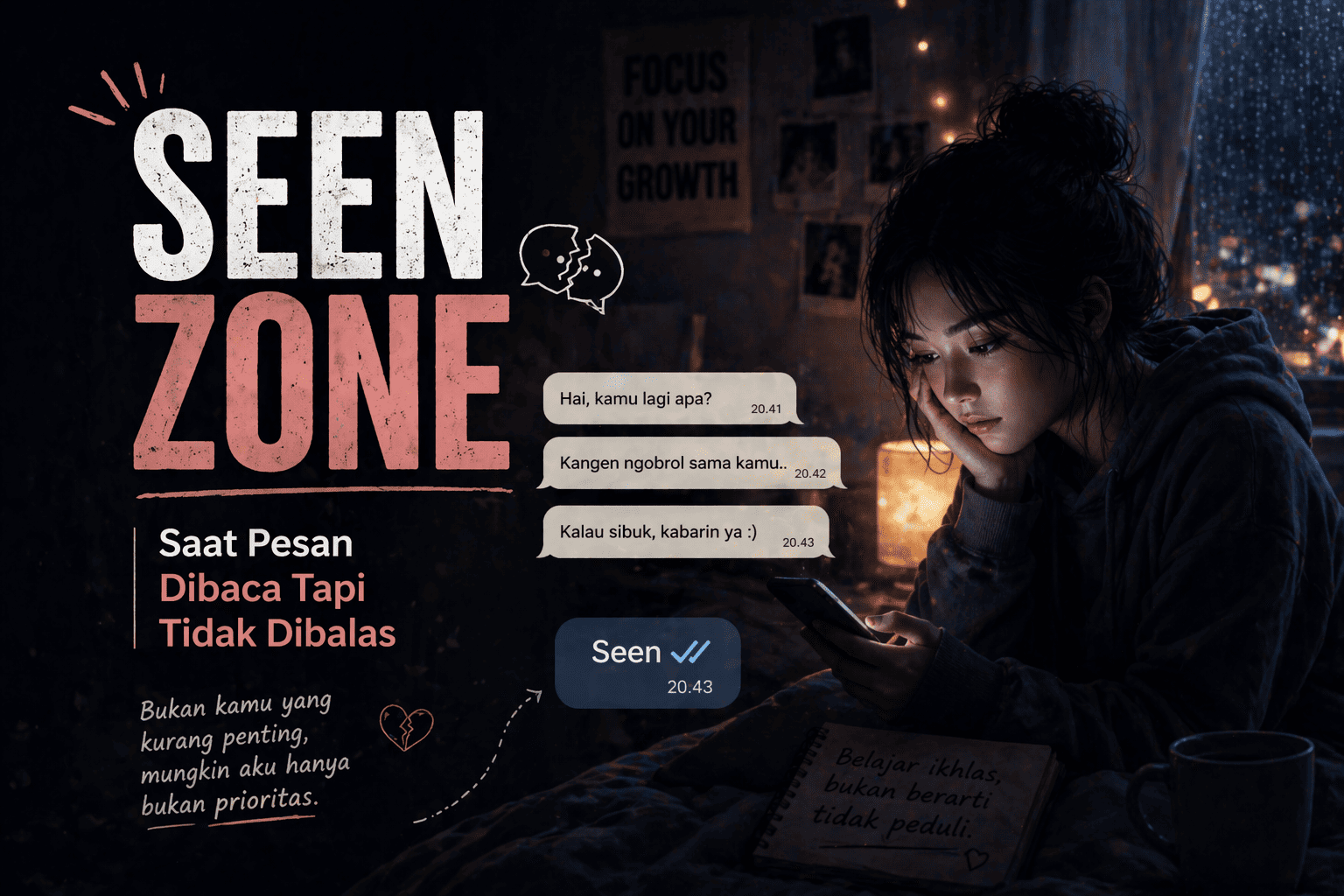 Seen Zone Saat Pesan Dibaca Tapi Tidak Dibalas