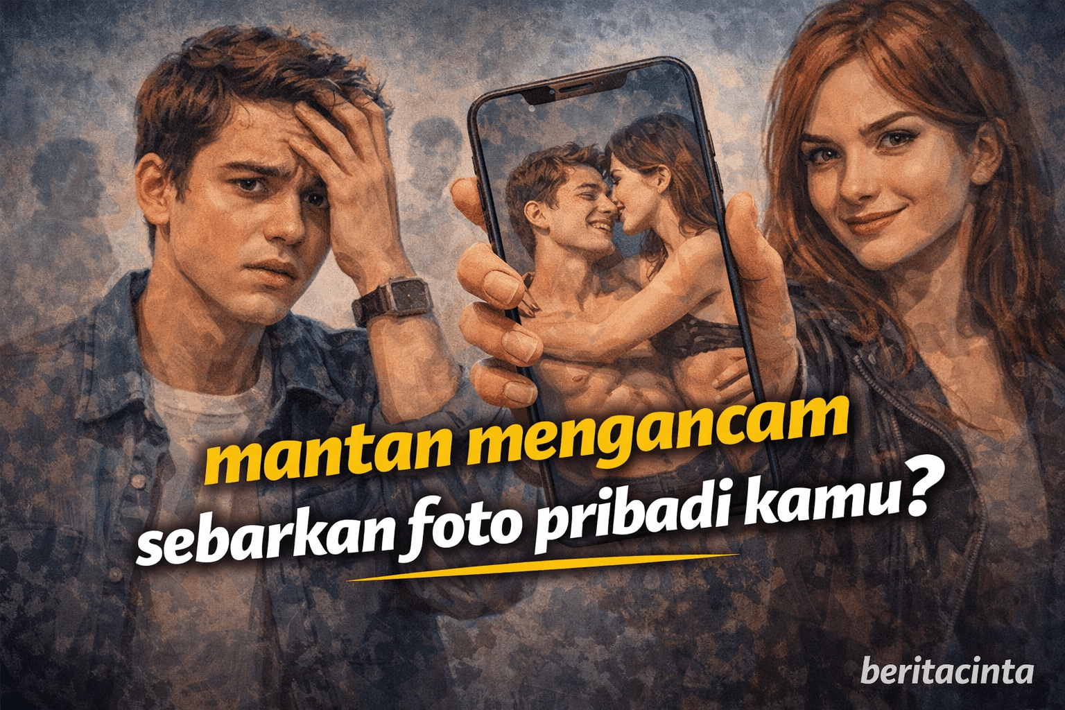 Mantan mengancam sebarkan foto seksi kamu?
