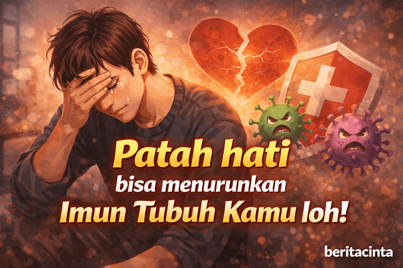 Patah hati bisa menurunkan imun tubuh kamu loh!