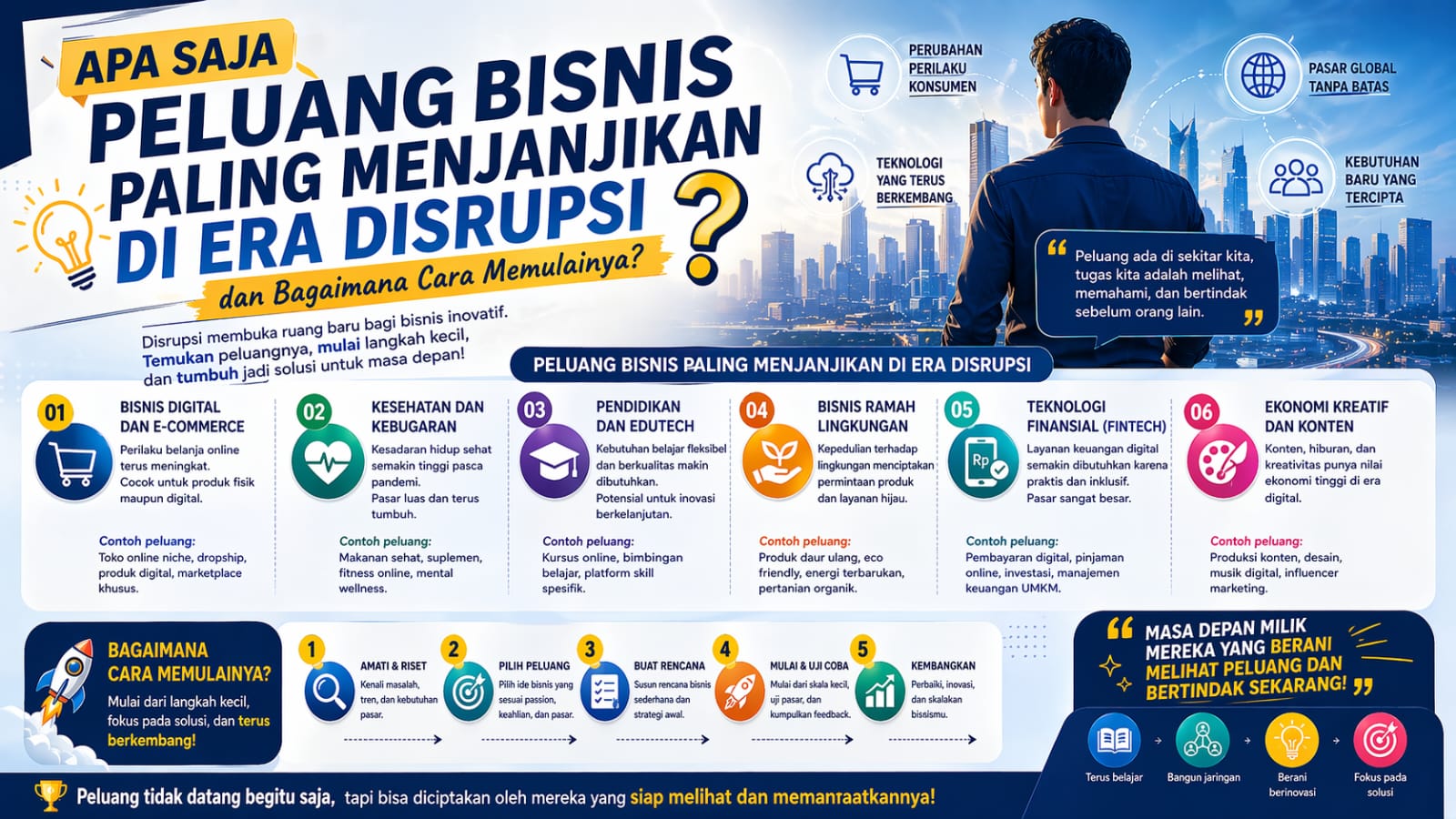 Apa Saja Peluang Bisnis Paling Menjanjikan Di Era Disrupsi Dan Bagaimana Cara Memulainya?