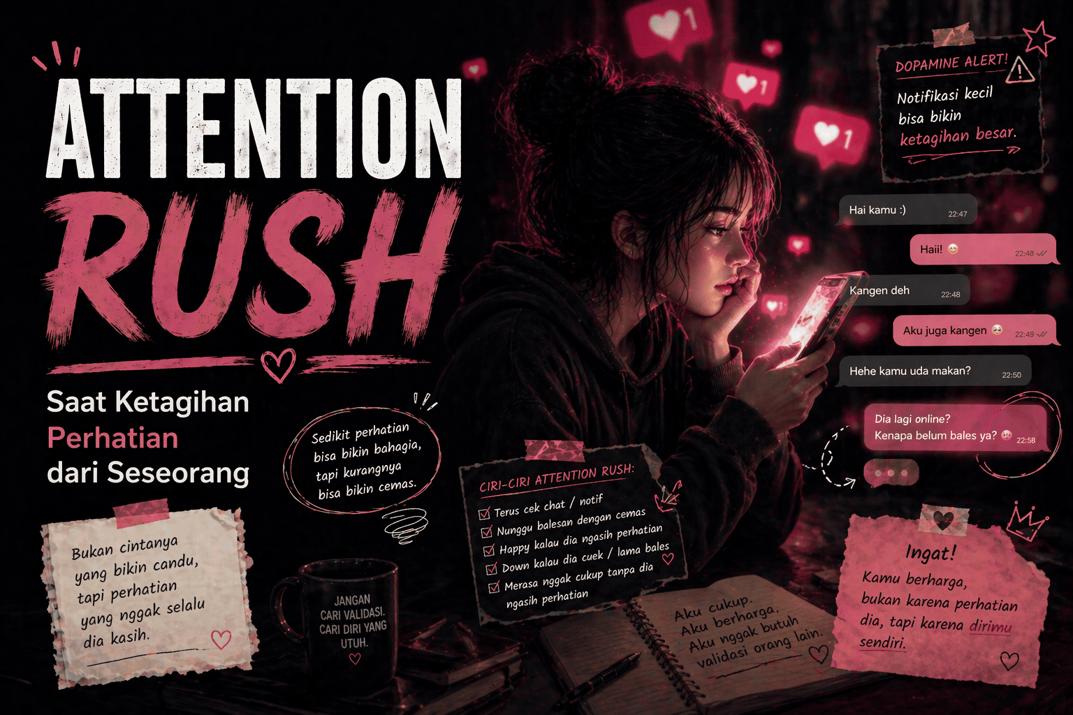 Attention Rush Saat Ketagihan Perhatian dari Seseorang