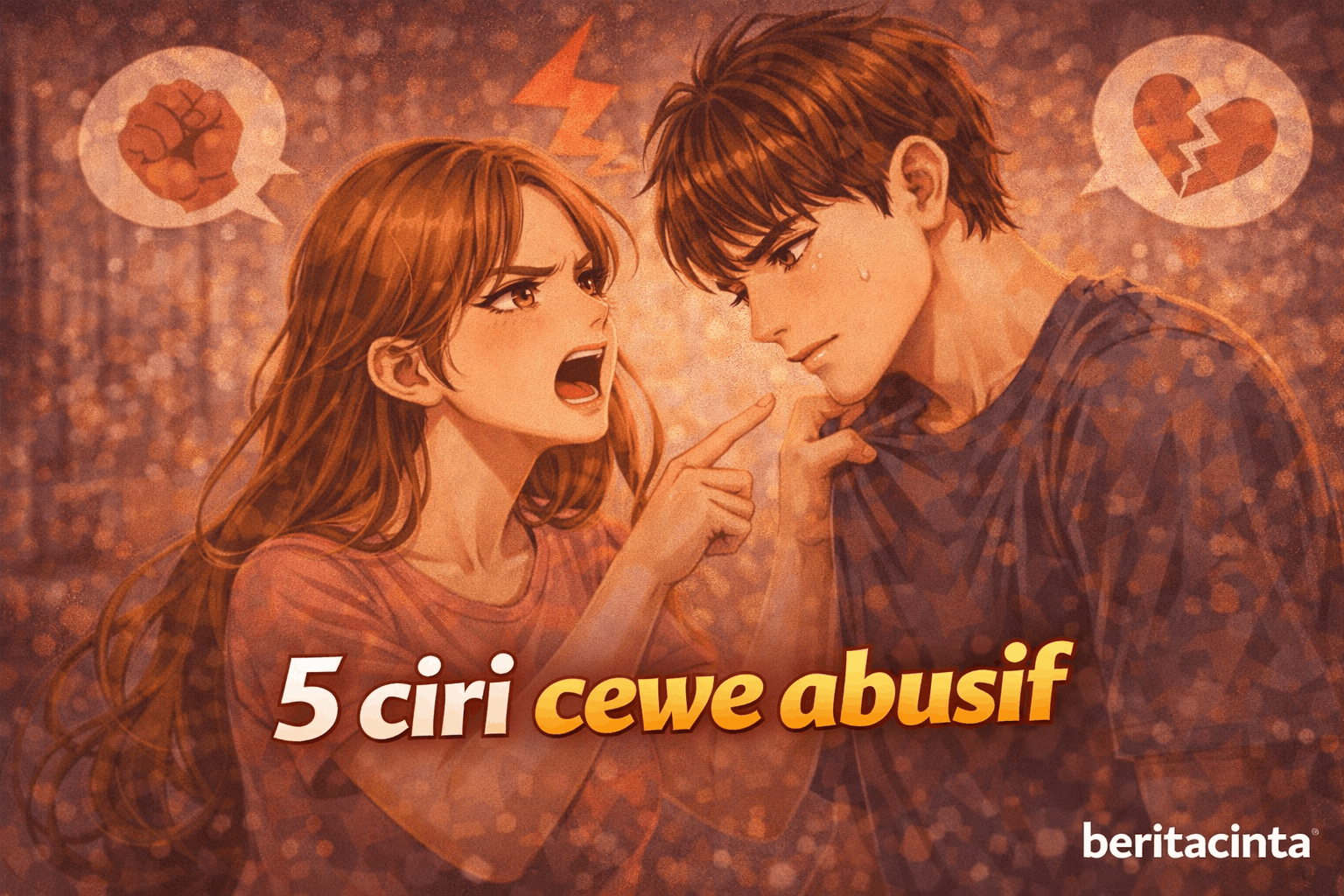 5 ciri cewe abusif