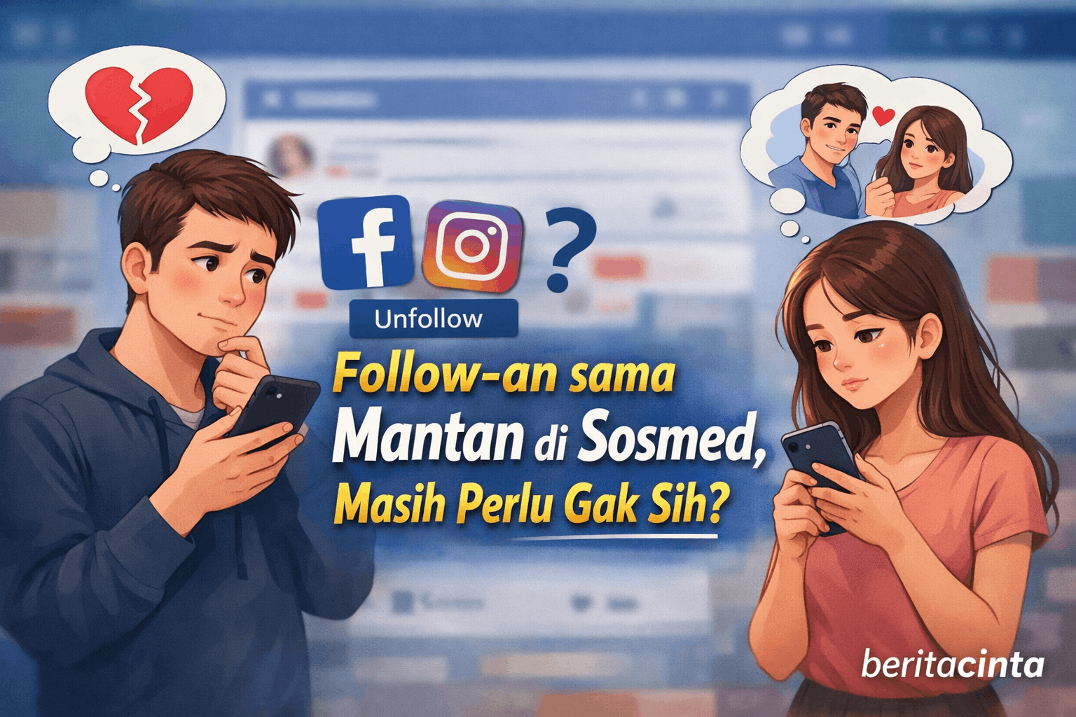 Follow-an sama mantan di sosmed, masih perlu gak sih?