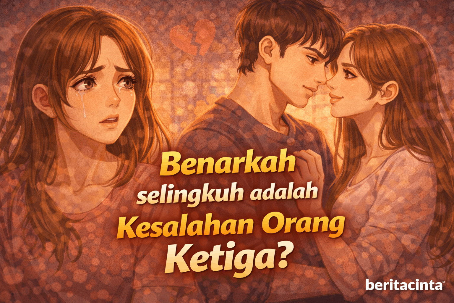 Benarkah selingkuh adalah kesalahan orang ketiga?