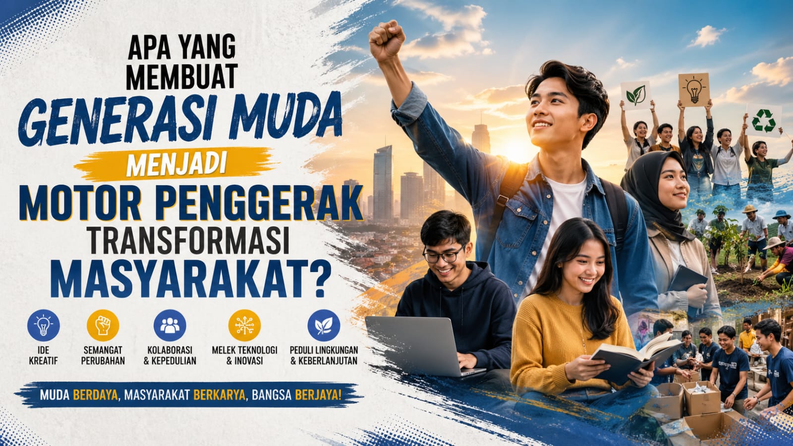 Apa yang Membuat Generasi Muda Menjadi Motor Penggerak Transformasi Masyarakat?