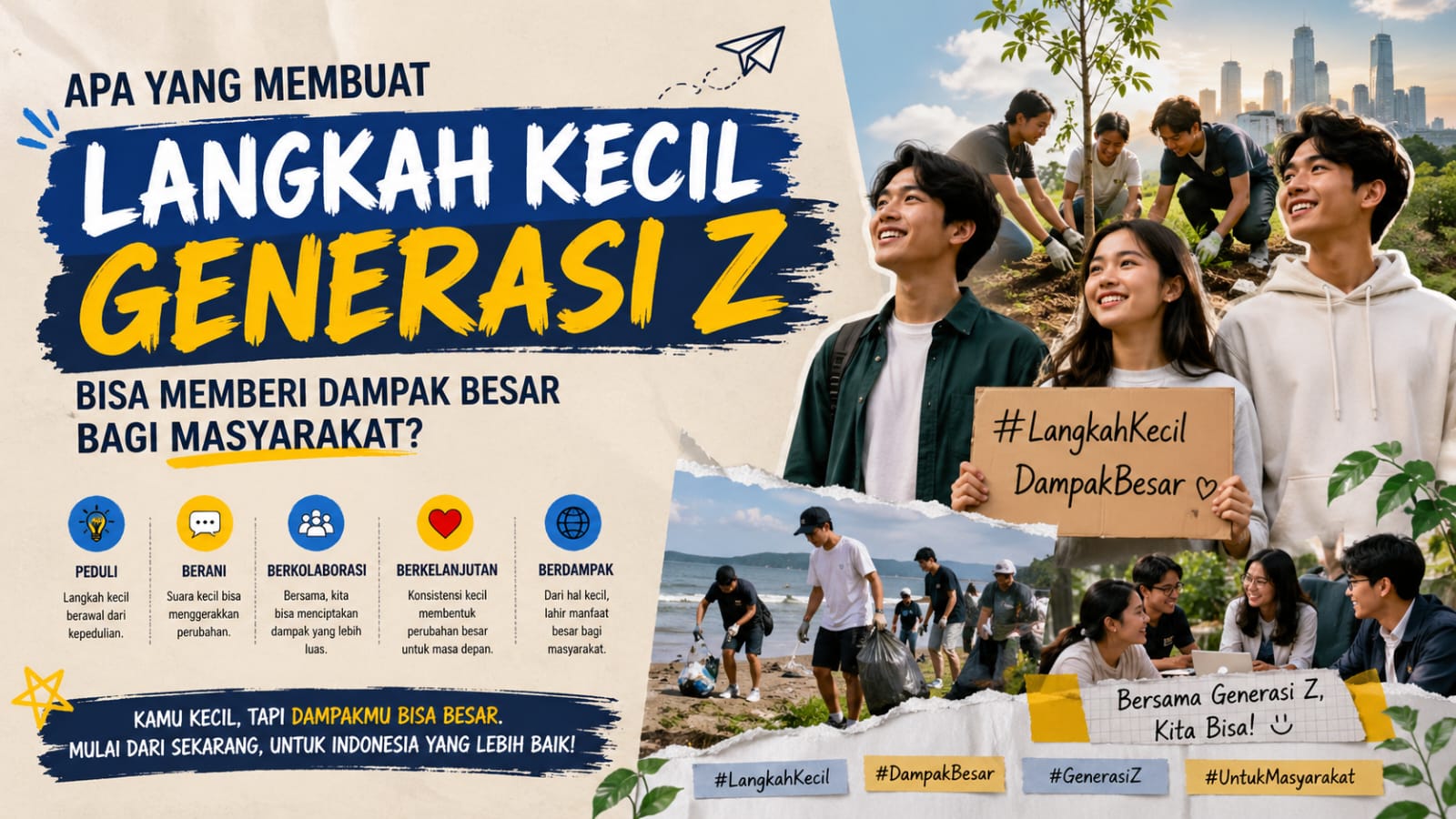 Apa yang Membuat Langkah Kecil Generasi Z Bisa Memberi Dampak Besar bagi Masyarakat?
