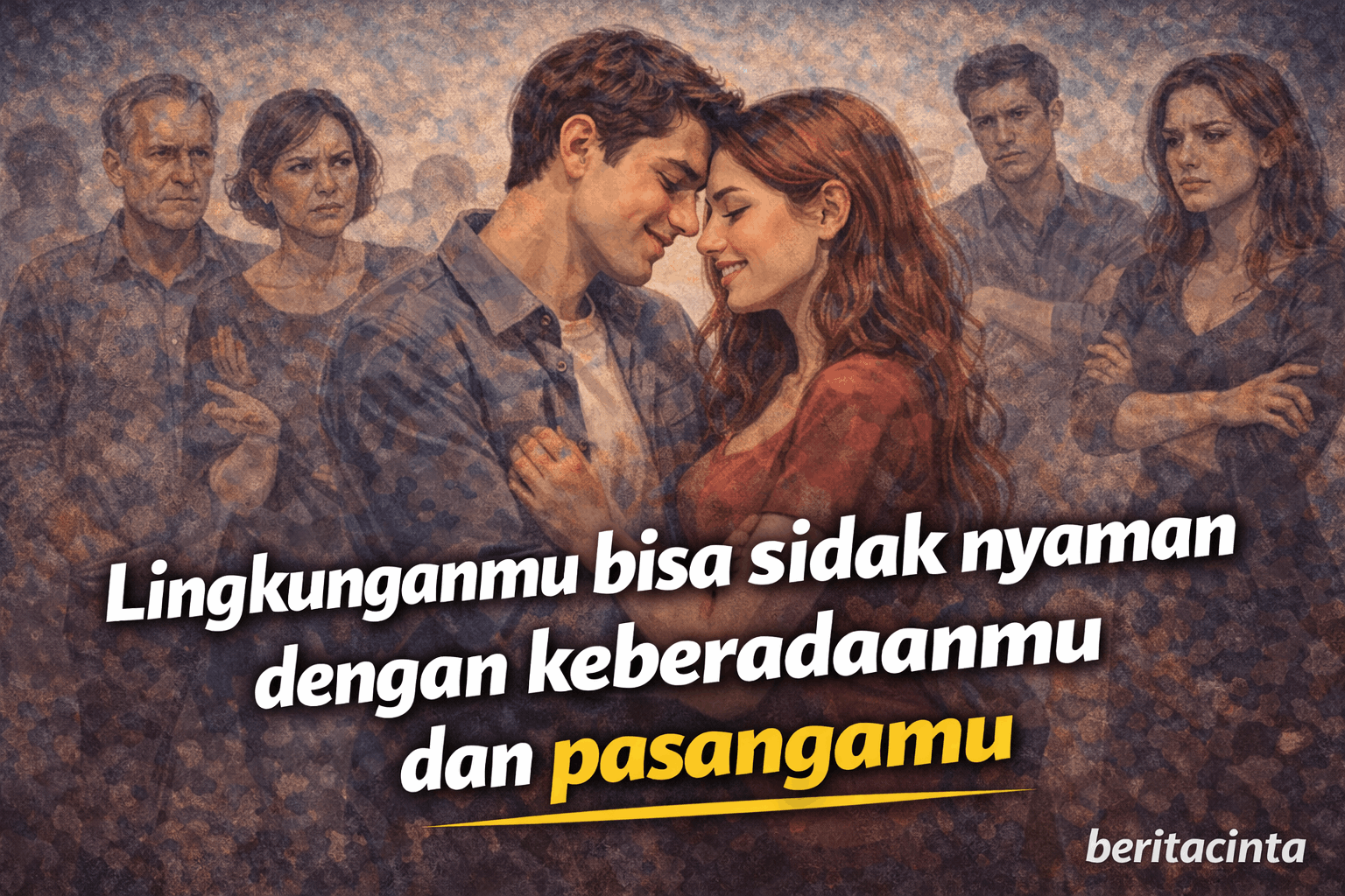Lingkunganmu bisa saja tidak nyaman dengan keberadaanmu dan pasanganmu