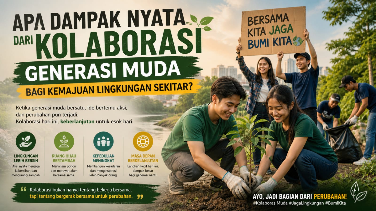 Apa Dampak Nyata dari Kolaborasi Generasi Muda bagi Kemajuan Lingkungan Sekitar?