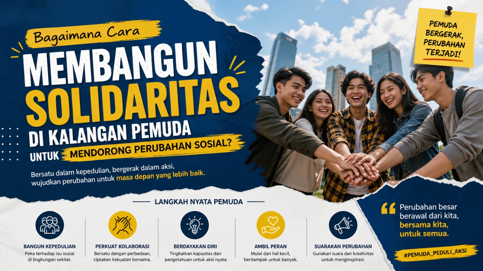 Bagaimana Cara Membangun Solidaritas di Kalangan Pemuda untuk Mendorong Perubahan Sosial?